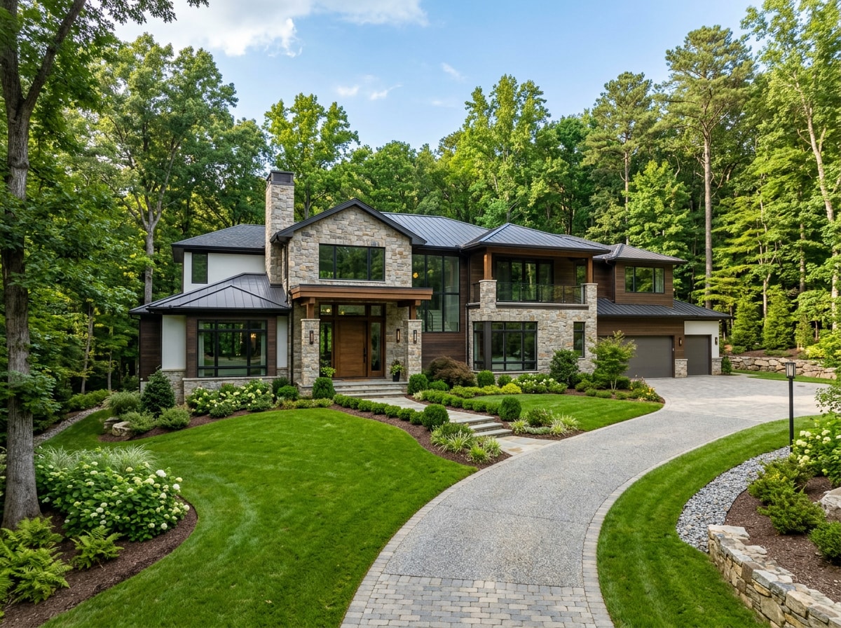 New custom home exterior built by a design-build contractor in Great Falls, VA