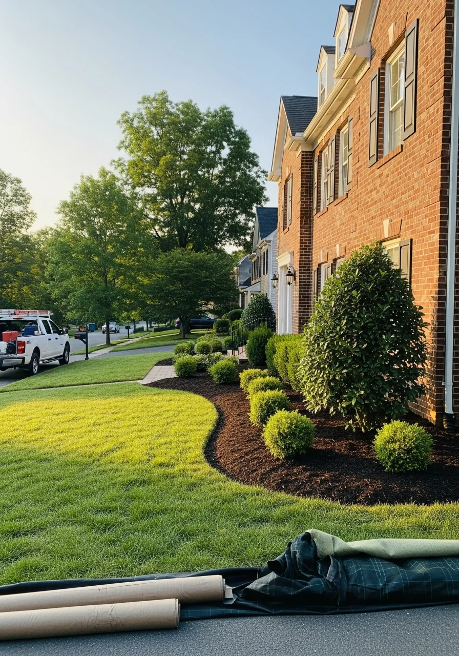 Gaithersburg home exterior showing typical suburban property and residential grounds.